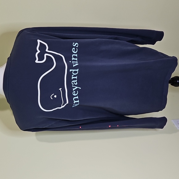 Vineyard Vines Navy Long Sleeve Tee - Picture 4 of 5